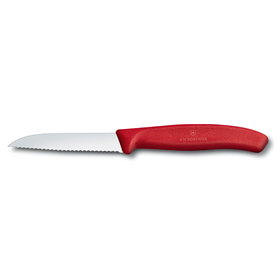 

Нож для овощей VICTORINOX SwissClassic, лезвие 8 см, красный