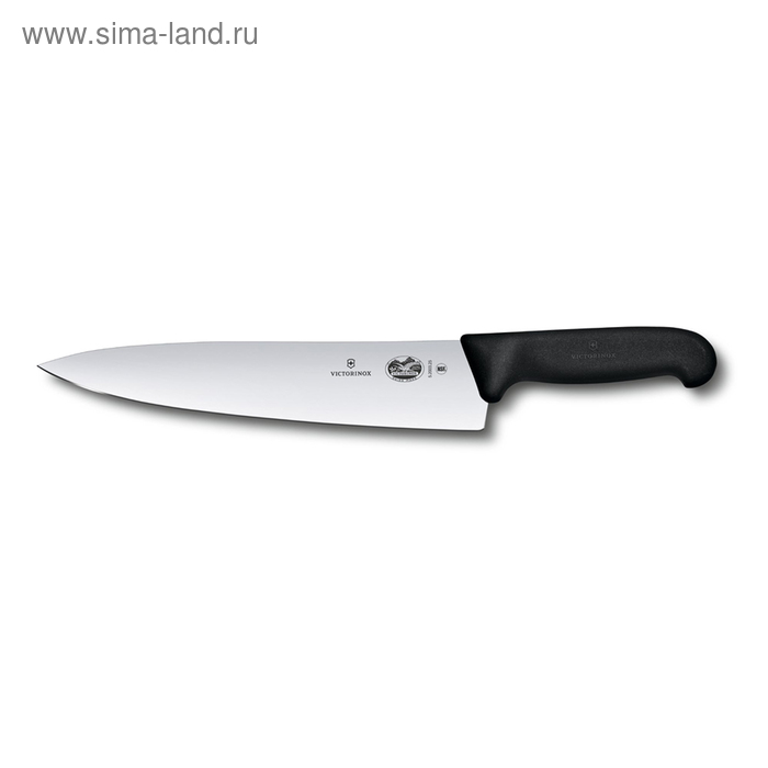 фото Нож разделочный victorinox fibrox, 25 см, чёрный