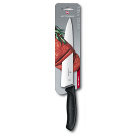 

Нож разделочный VICTORINOX SwissClassic, 22 см, чёрный, в картонном блистере