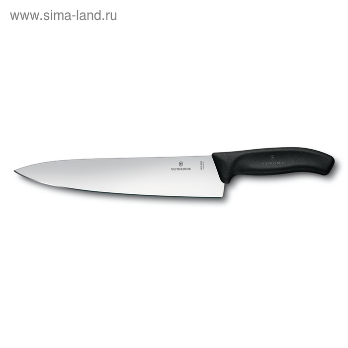 фото Нож разделочный victorinox swissclassic, 25 см, чёрный, в картонном блистере