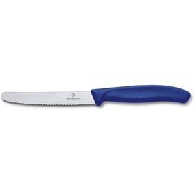 

Нож столовый VICTORINOX SwissClassic, лезвие 11 см с серрейторной заточкой, синий