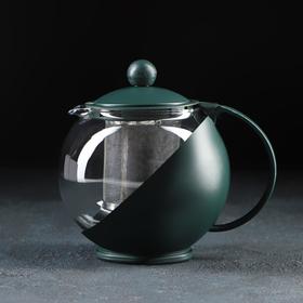 Чайник заварочный «Забота» матовый, с металлическим ситом, 700 мл, цвета МИКС Ош