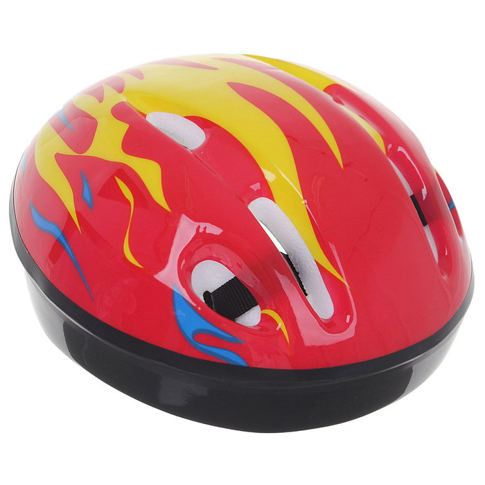 Шлем защитный детский OT-H6, размер S, обхват 52-54 см, цвет красный