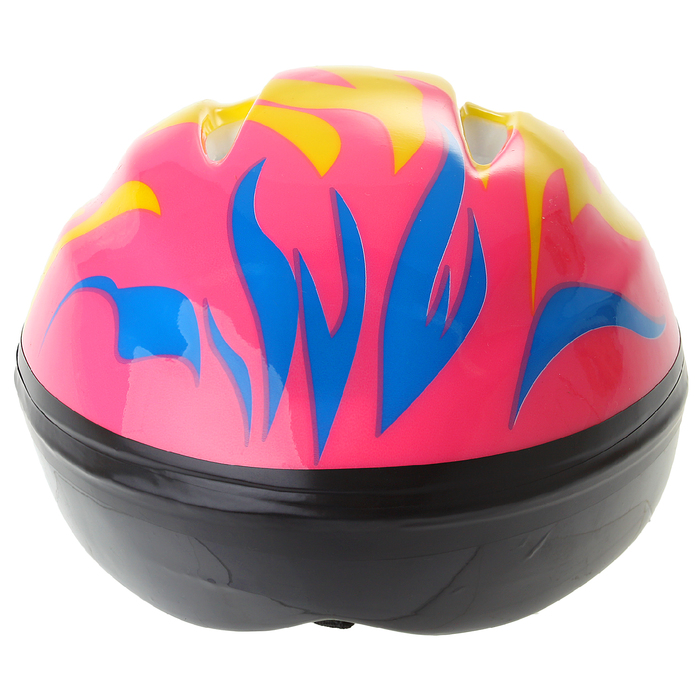 Шлем защитный детский OT-H6, размер S (52-54 см), цвет: розовый