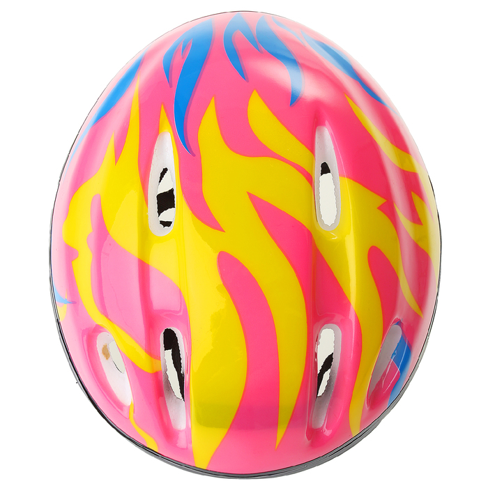 Шлем защитный детский OT-H6, размер S (52-54 см), цвет: розовый