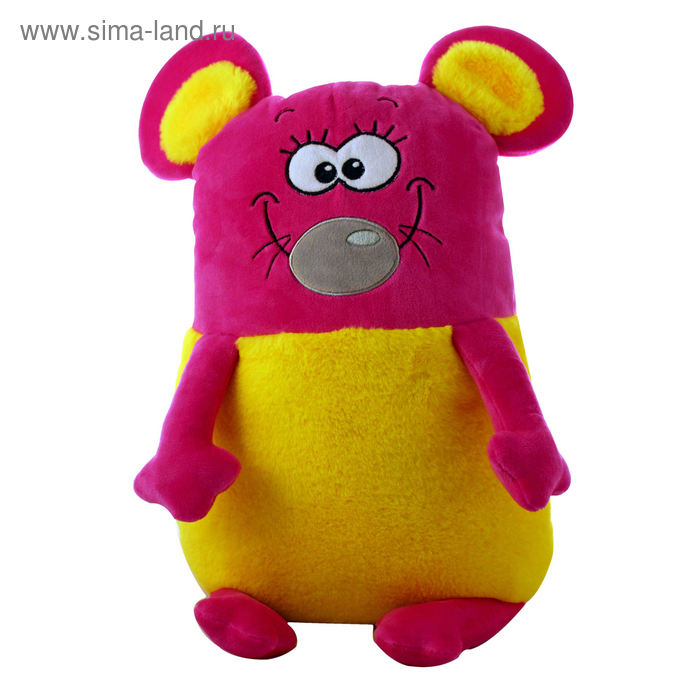 От 20 до 50 см  Сима-Ленд Мягкая игрушка TALLULA «Мышь», розовый плюш, 45 см