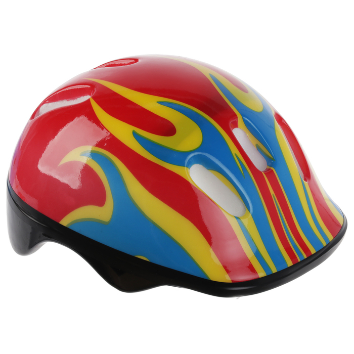 фото Шлем защитный детский ot-h6, размер m (55-58 см), цвет красный onlitop