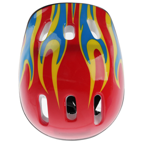 Шлем защитный детский OT-H6, размер M, 55-58 см, цвет красный от Сима-ленд