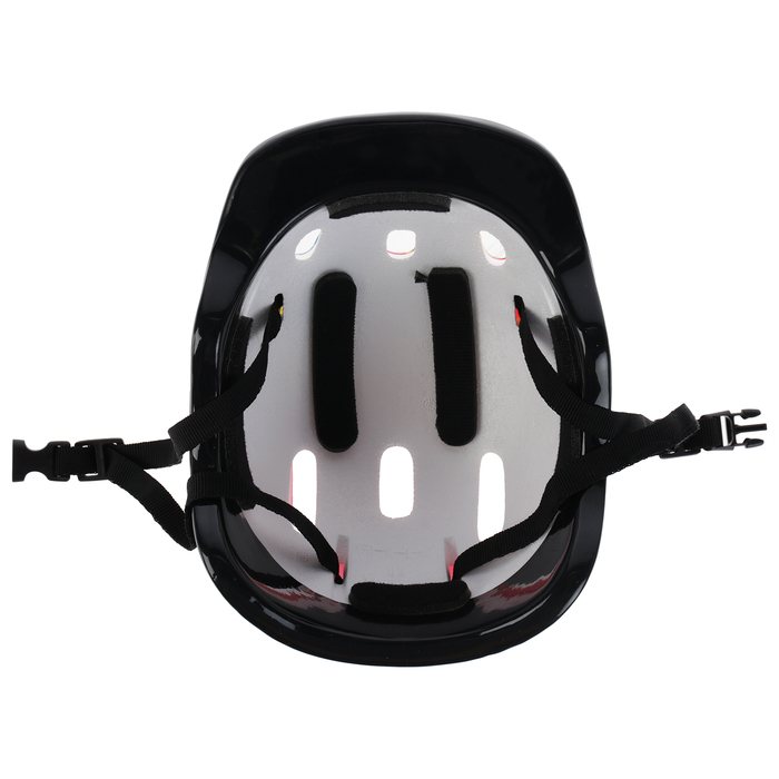 Шлем защитный детский OT-H6, размер M (55-58 см), цвет: красный