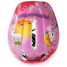 Шлем защитный детский OT-501, размер S, 52-54 см, цвет розовый от Сима-ленд