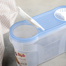 

Ёмкость для сыпучих продуктов, 1,4 л, цвет МИКС