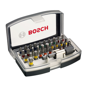 

Набор бит Bosch 2607017319, 32 предмета, односторонние, 25 мм, 1/4"
