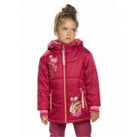 Куртка для девочек, рост 116 см, цвет малиновый