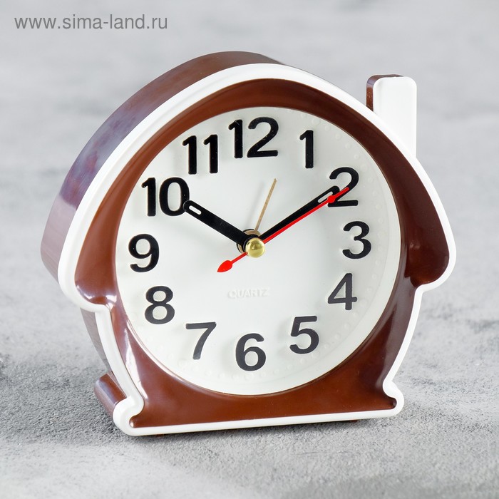 Часы - будильник настольные Домик часы и домик