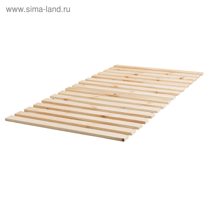 фото Двуспальная кровать, одноярусная, 1400×2000, массив сосны, без покрытия