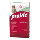 Сухой корм ProLife Sensetive, для кошек, рыба/картофель,12 кг Сухой корм ProLife Sensetive, для кошек, рыба/картофель,12 кг