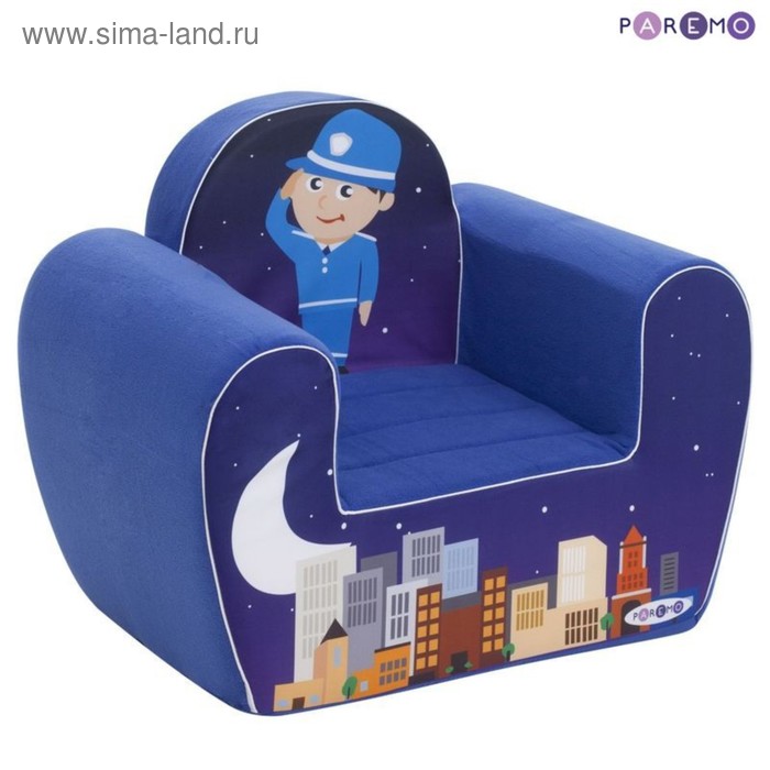 фото Мягкая игрушка «кресло полицейский» paremo