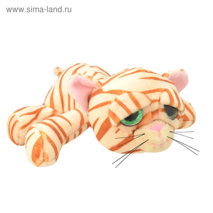 Мягкая игрушка «Полосатый кот», 25 см мягкая игрушка orange toys кот обормот хоккеист 25 см life os660 25