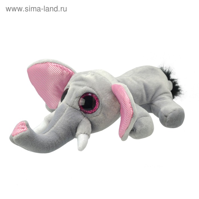 мягкая игрушка слон dario macabro серый 25 см Мягкая игрушка «Слон», 25 см