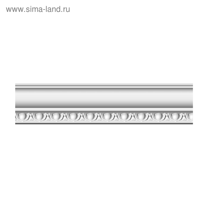 

Плинтус потолочный GP-10, 78х71х2000 мм