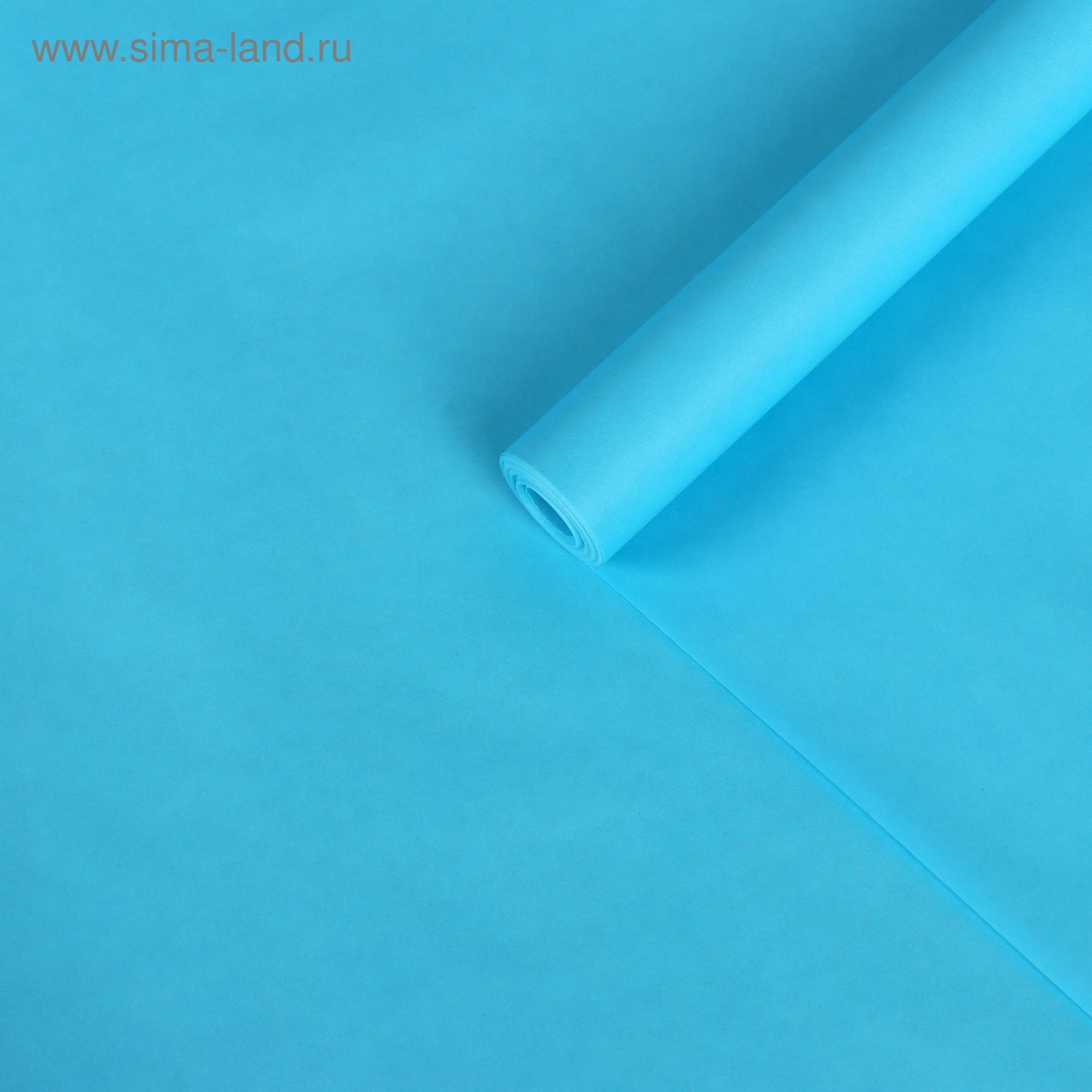 Бумага для декора и флористики, крафт, двусторонняя, бирюзовая, однотонная, рулон 1шт., 0,5 х 10 м Бумага для декора и флористики, крафт, двусторонняя, бирюзовая, однотонная, рулон 1шт., 0,5 х 10 м