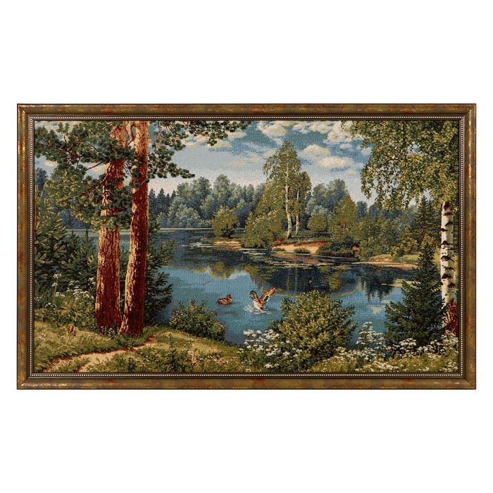 Гобеленовая картина Утки 78х50 см гобеленовая картина река 53 73 см