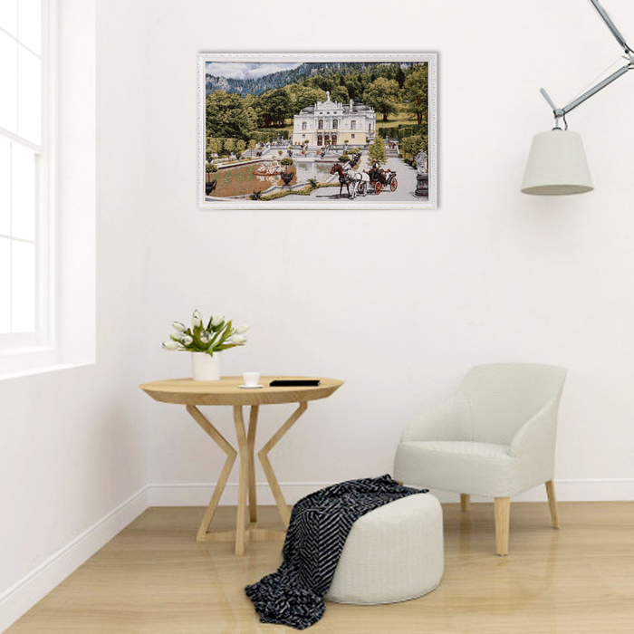 Гобеленовая картина "Белый замок" 80х50 см