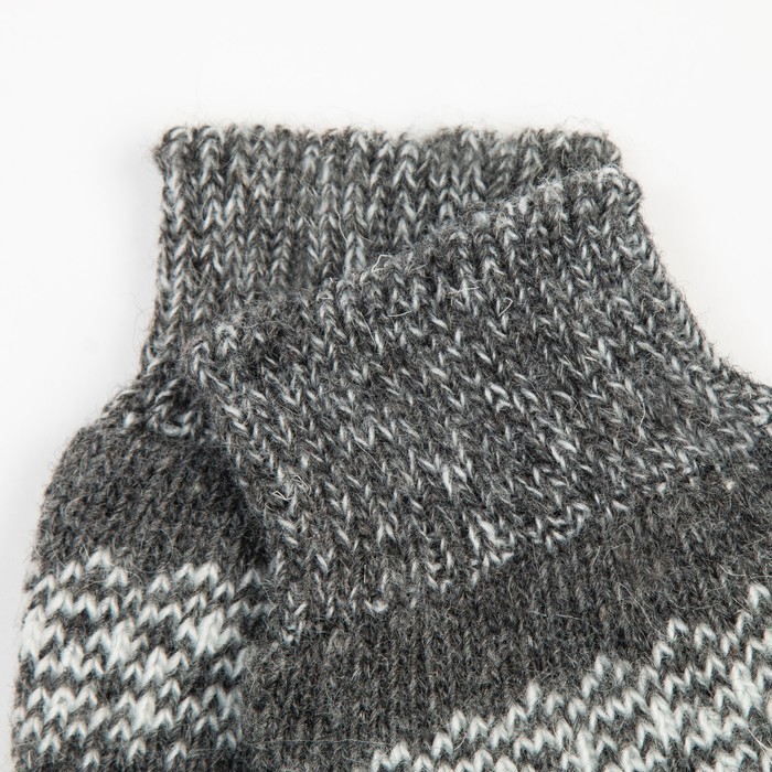 фото Носки мужские шерстяные «зима», цвет лён, размер 27 стильная шерсть