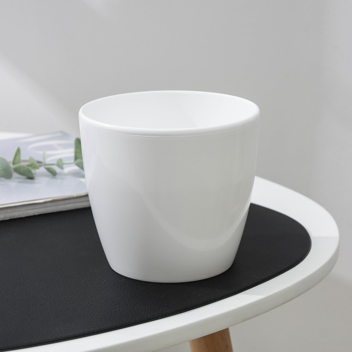 Кашпо Матильда 900 мл цвет белый 72₽