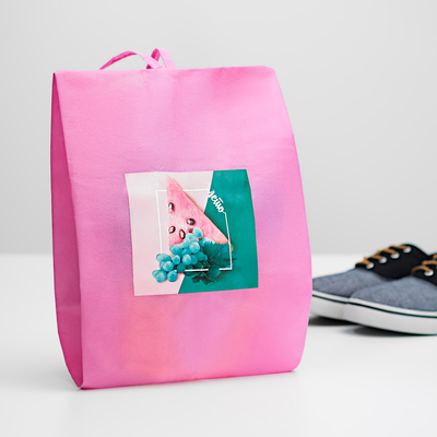 Мешок для обуви "Лето"  Розовый