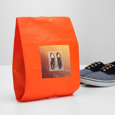 Мешок для обуви "Больших побед"  Оранжевый