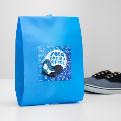 Мешок для обуви "Моя зимняя обувь"  Для мальчика