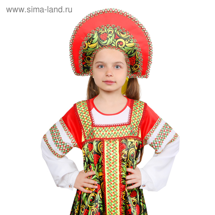 

Русский народный костюм «Рябинушка» для девочки, р. 38, рост 146 см