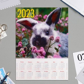 Календарь листовой 'Символ года - 2023 - 2' А4 Ош