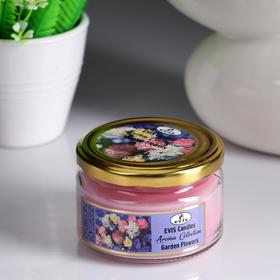 

Свеча ароматическая в банке "GARDEN FLOWERS", 9,5х8,5 см, 28 ч, 367 г