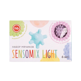 

Набор игрушек Happy Baby Sensomix Light, 6 шт.