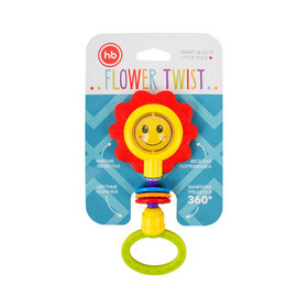 

Погремушка Happy Baby Flower Twist, от 3 месяцев