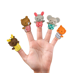

Набор игрушек на пальцы Happy Baby Little Friends, от 6 месяцев, 5 шт.