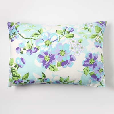 Наволочка Экономь и Я 50×70 «Цветы» цв.голубой, 120 г/м², 100%хлопок, бязь