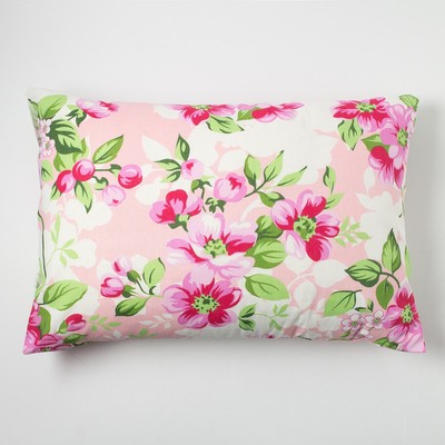 Наволочка Экономь и Я 50×70 «Цветы"цв.розовый, 120 г/м², 100%хлопок, бязь