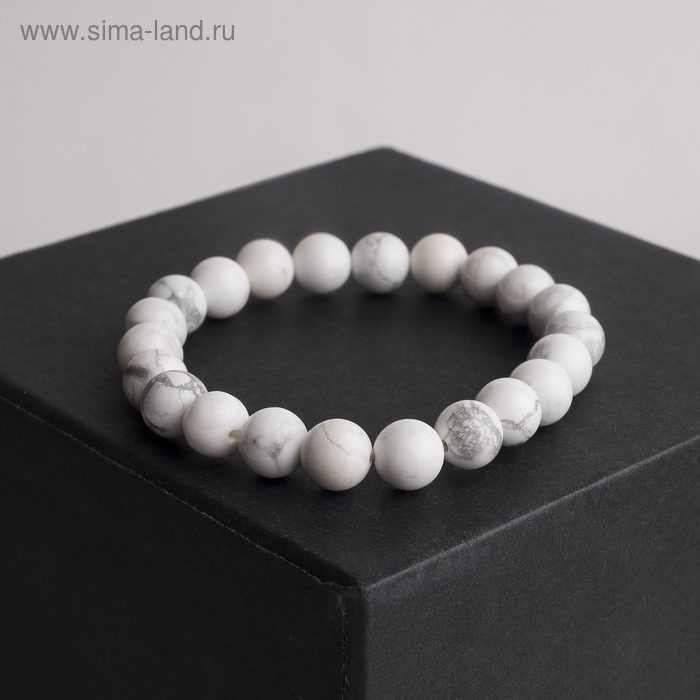 

Браслет шар №8 "Кахолонг", 5,5см