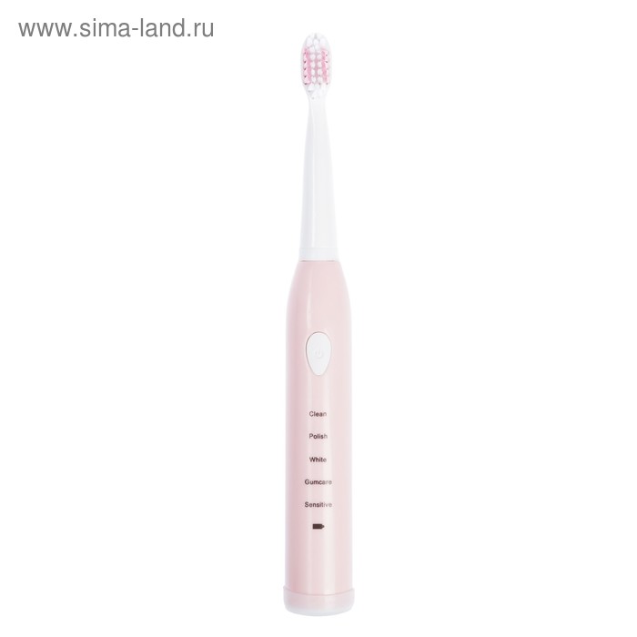 Электрическая зубная щётка LuazON LP-002 вибрационная 4 насадки от АКБ USB розовая 78600₽