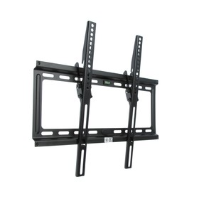 Кронштейн Kromax IDEAL-4, для ТВ, наклонный, 22-65", 23 мм от стены, черный