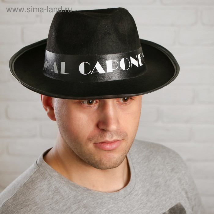 фото Карнавальная шляпа «алькапоне»