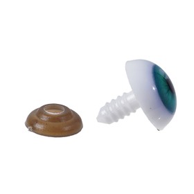 

Глаза винтовые с заглушками, набор 6 шт, размер 1 шт: 1,8 см