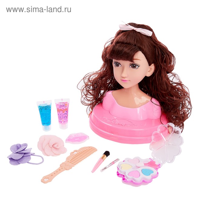 Кукла-манекен для создания причёсок «Стелла» с аксессуарами фото