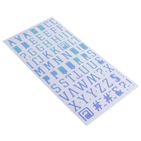 

Стикеры-алфавит Sticko "Light Blue" 85 шт