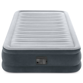 

Кровать надувная Comfort-Plush Twin, 99 х 191 х 33 см, с встроенным насосом 220V, 67766 INTEX