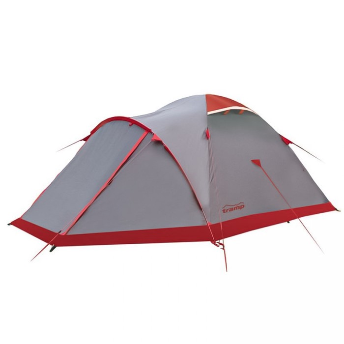 Палатка Mountain 3 (V2), 410 х 220 х 140 см, цвет серый палатка rock 2 v2 330 х 220 х 130 см цвет серый