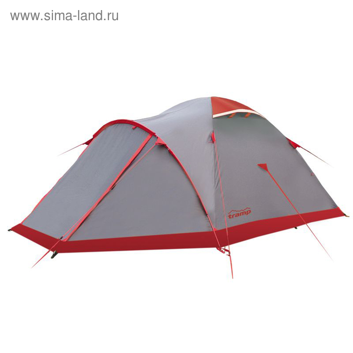 фото Палатка mountain 4 (v2), 410 х 220 х 140 см, цвет серый tramp
